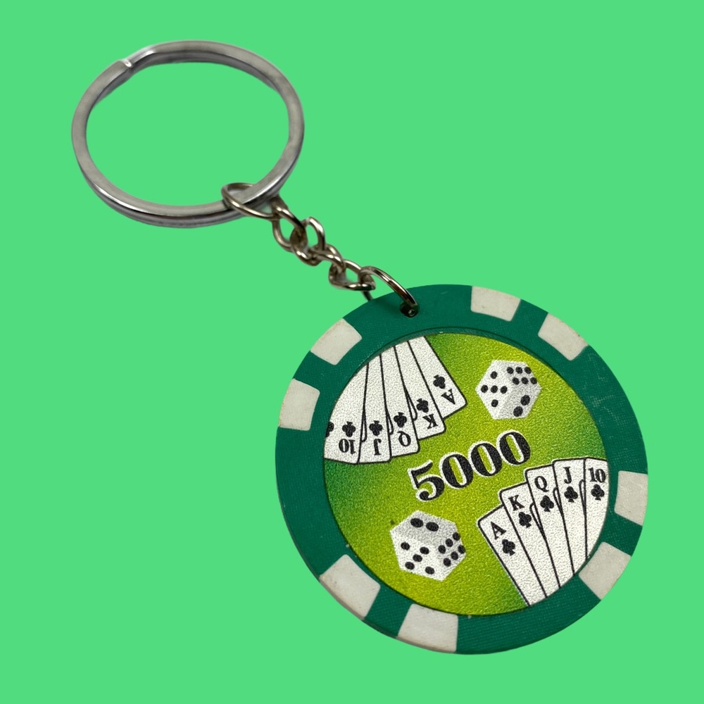 FREE with Any Bundle: $5000 Poker Chip Keychain